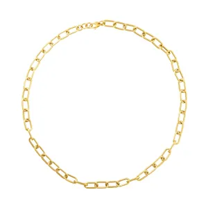 14K Gold Chunky Link Chain Necklace