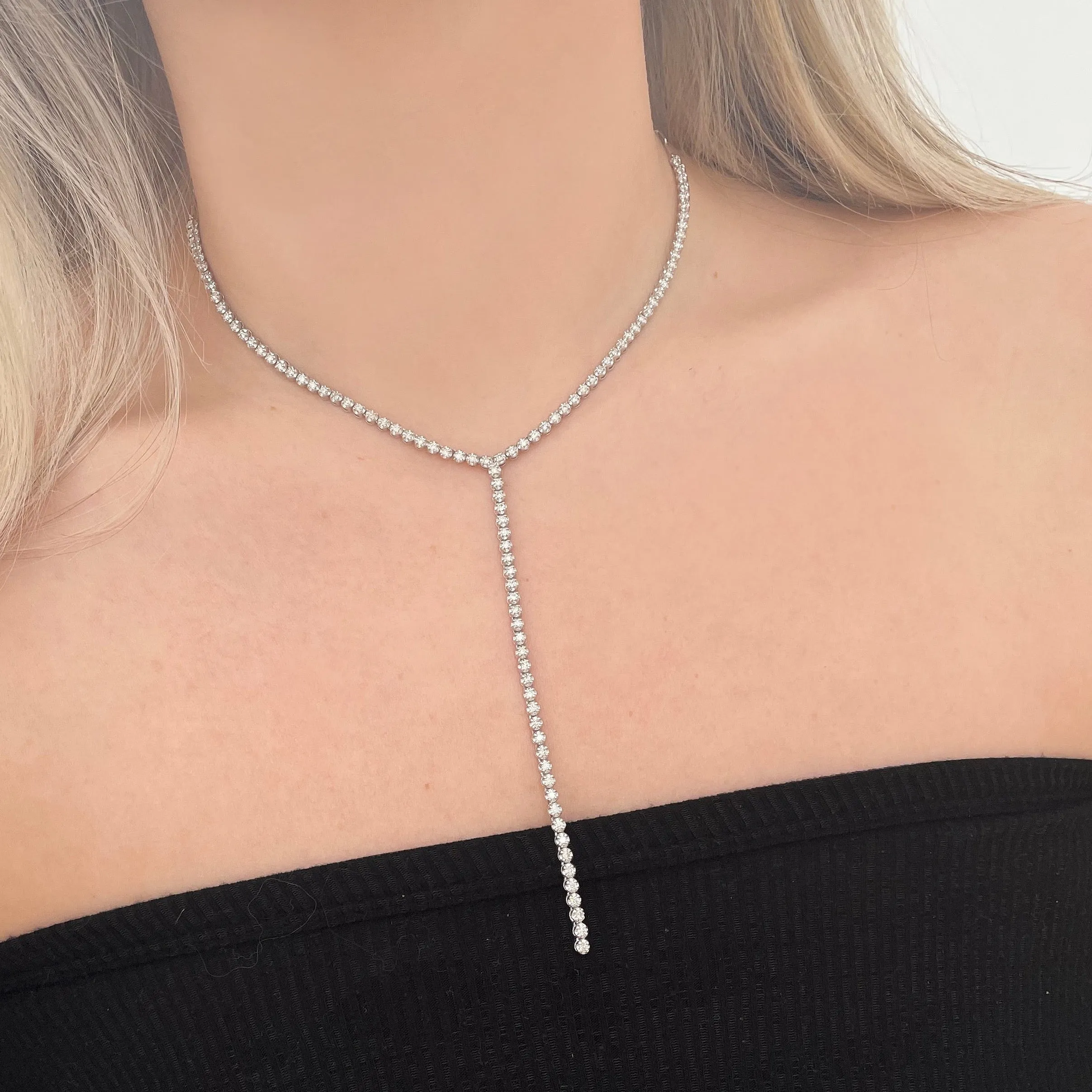 14K GOLD DIAMOND ADDISON LARIAT