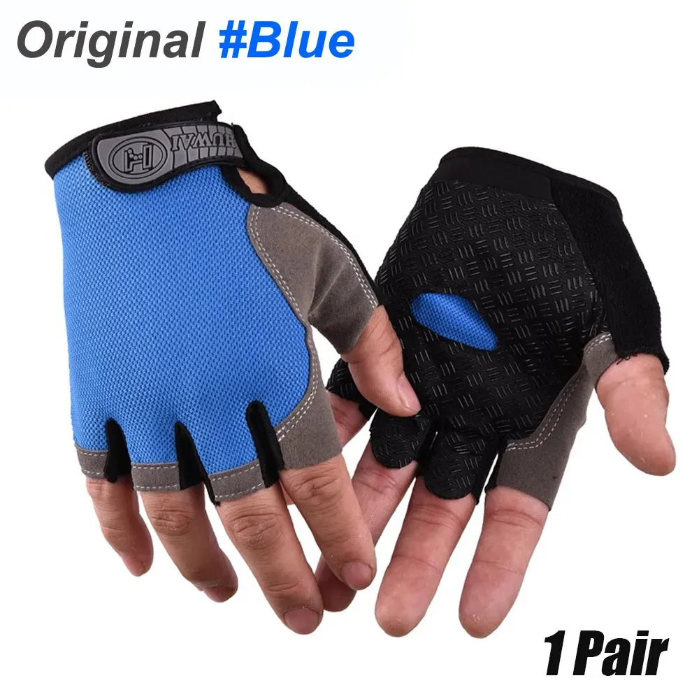 1Pair Cycling Bike Gloves for Men/Women- Half Finger Road Bike MTB Bicycle Gloves-for Workout/Motorcycle/Gym/Training/Outdoor