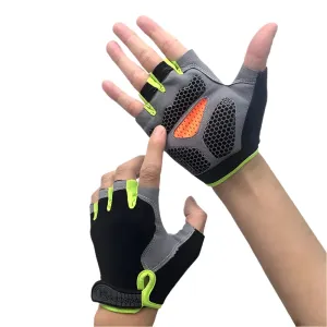 1Pair Cycling Bike Gloves for Men/Women- Half Finger Road Bike MTB Bicycle Gloves-for Workout/Motorcycle/Gym/Training/Outdoor