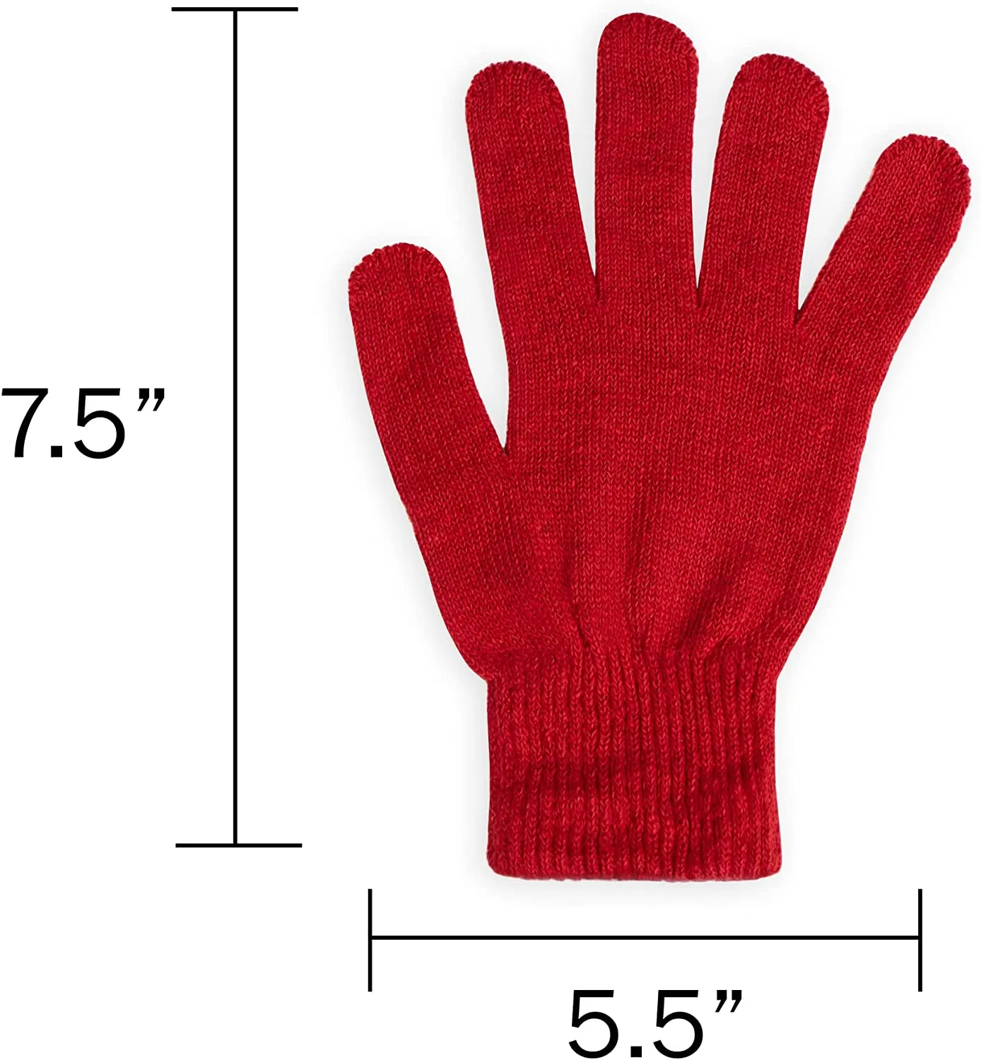 24 Set Wholesale Beanie and Glove Bundle in 12 Assorted Colors - Bulk Case of 24 Beanies, 24 Pairs of Gloves