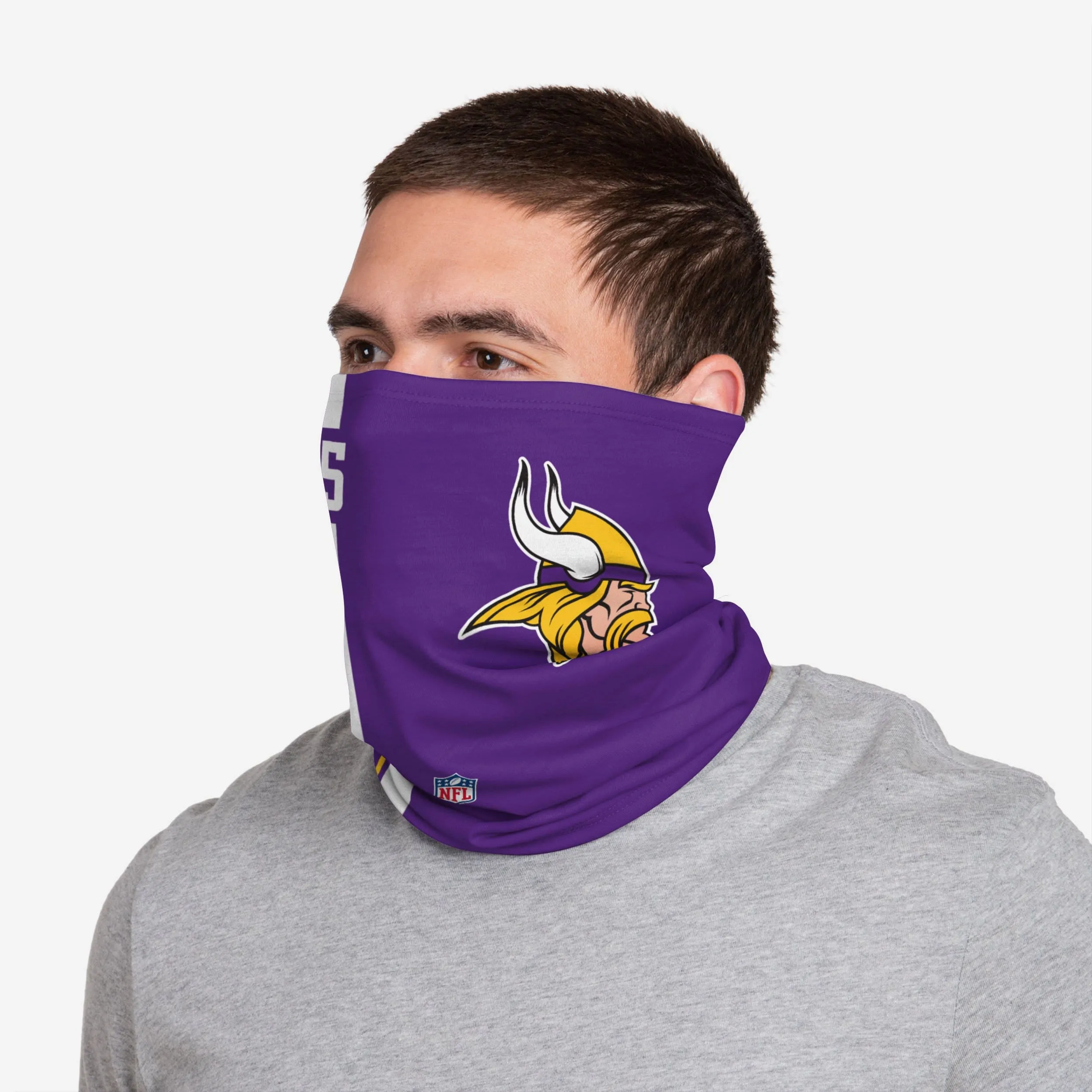 Alexander Mattison Minnesota Vikings On-Field Sideline Logo Gaiter Scarf