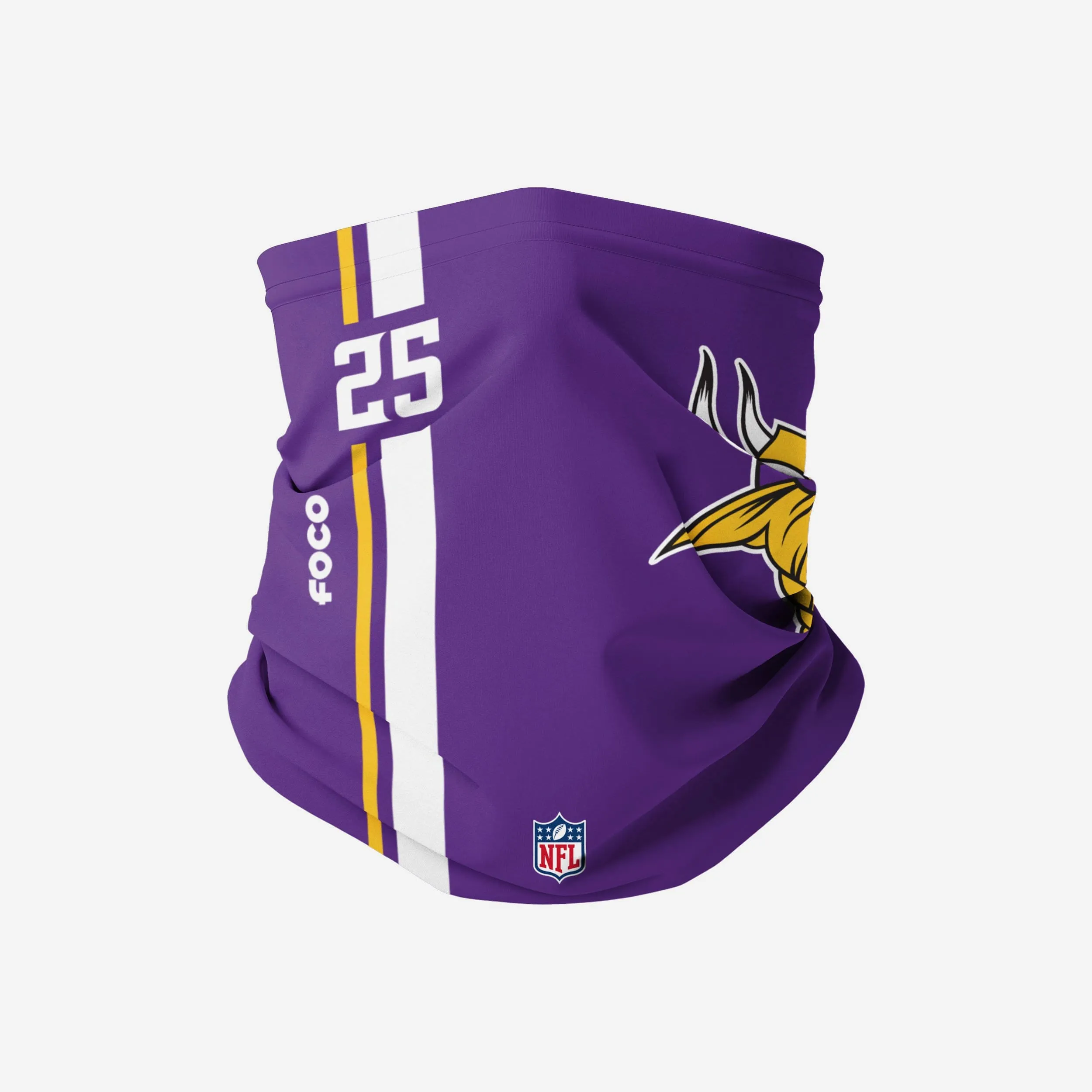 Alexander Mattison Minnesota Vikings On-Field Sideline Logo Gaiter Scarf