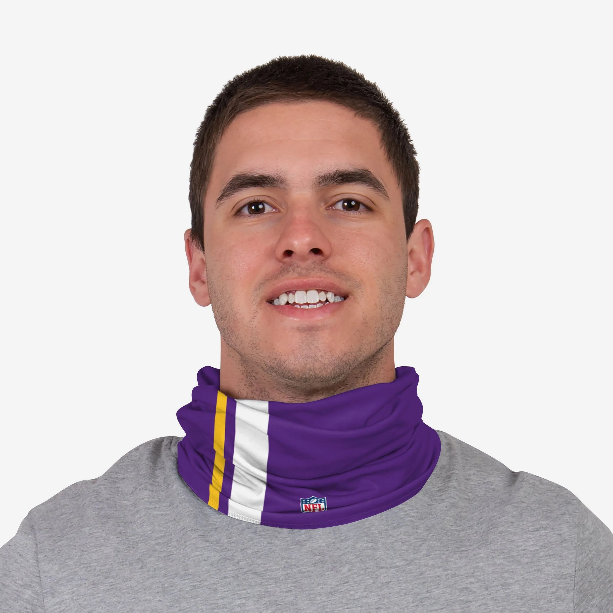 Alexander Mattison Minnesota Vikings On-Field Sideline Logo Gaiter Scarf