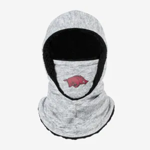 Arkansas Razorbacks Heather Grey Big Logo Hooded Gaiter