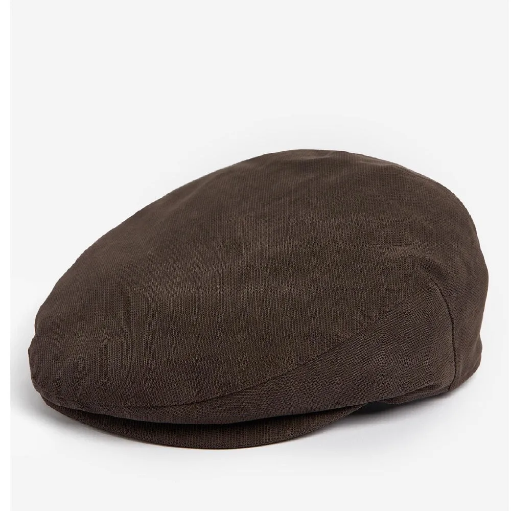 Barbour Waterproof Beaufort Flat Cap Classic Brown