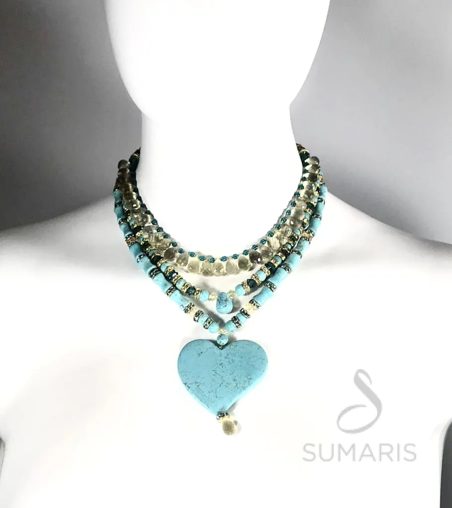 BEAT OOAK STATEMENT NECKLACE