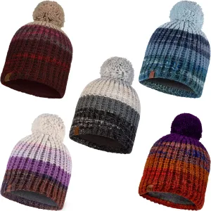 Buff Unisex Knitted Fleece Lined Bobble Hat