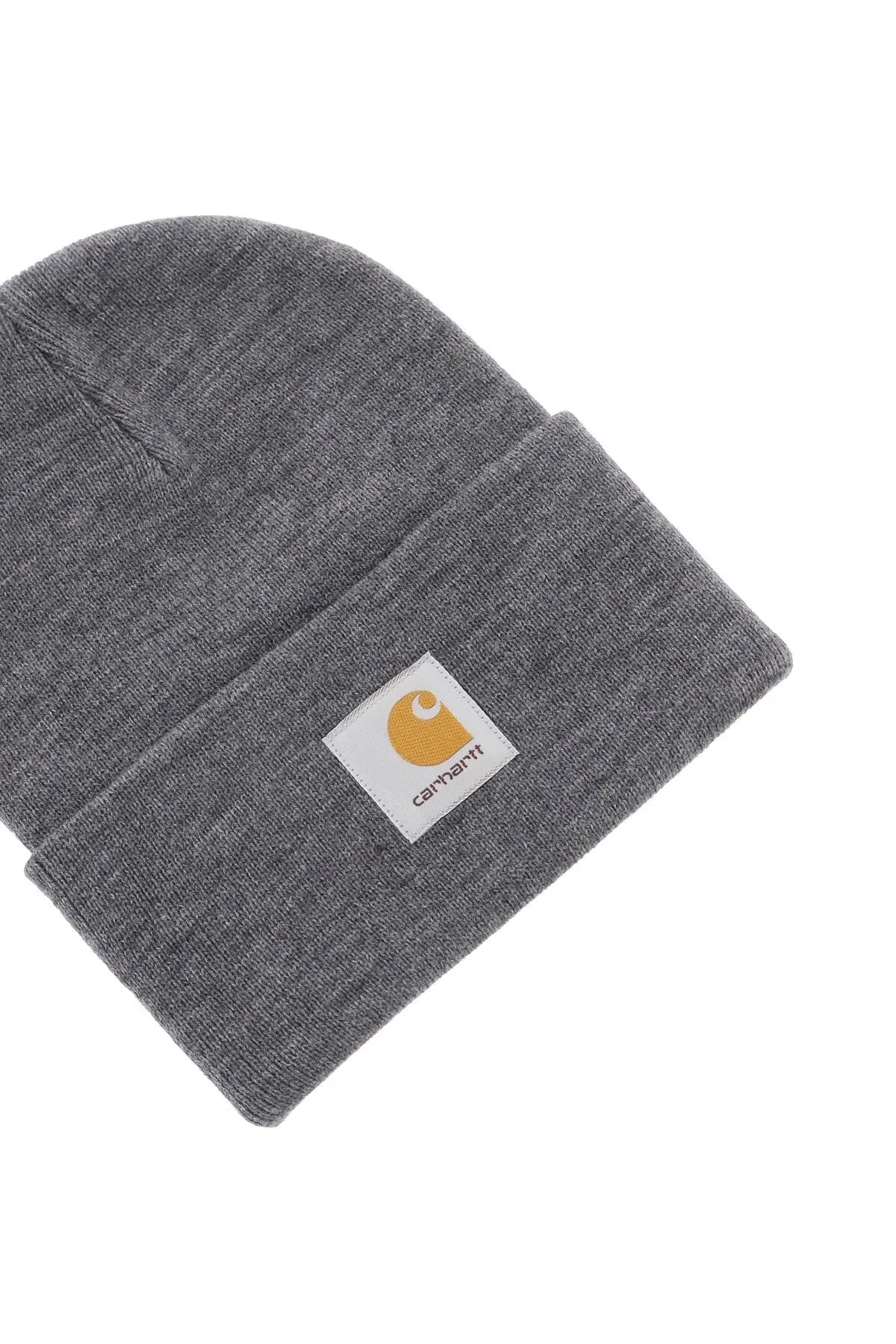 CARHARTT WIP logo patch beanie hat