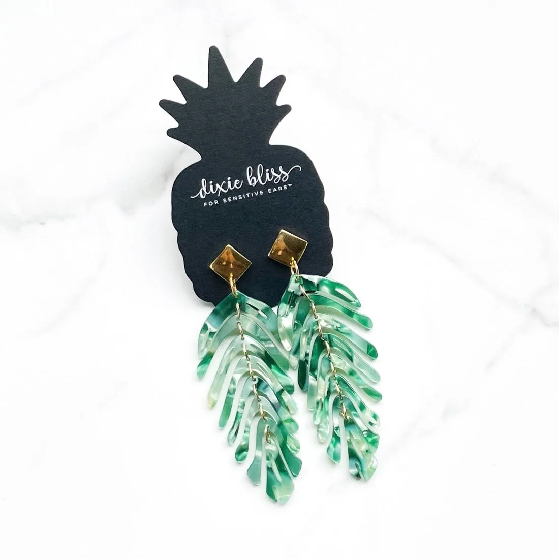 Chandler in Soft Jade - Dixie Bliss - Dangle Earring