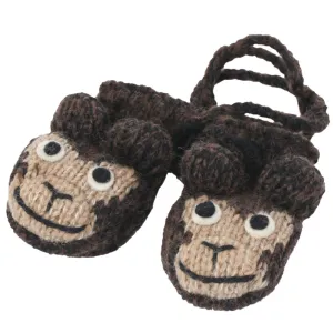 Cheetah Monkey Mittens