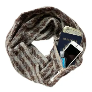 Convertible Infinity Scarf with Pocket™ | Edenburgh Coffee