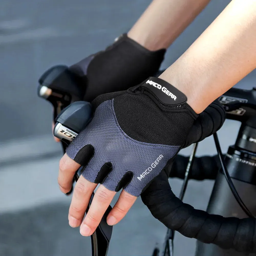 Cycling Half Finger Gloves Sports MTB Road Bike Running Anti-shock Anti-Slip Fitness Gym Riding Bicycle Glove Summer Men Women