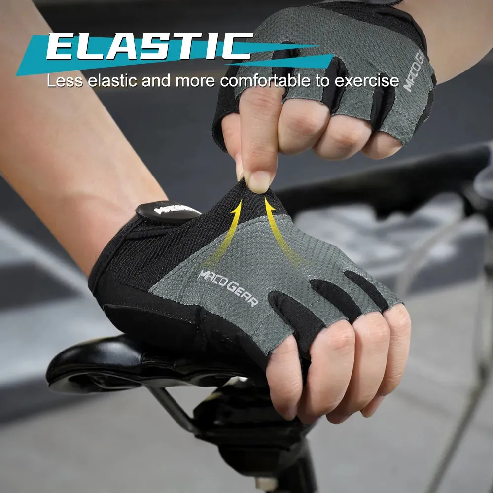 Cycling Half Finger Gloves Sports MTB Road Bike Running Anti-shock Anti-Slip Fitness Gym Riding Bicycle Glove Summer Men Women