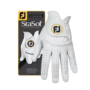 FootJoy StaSof Golf Glove Pearl/White