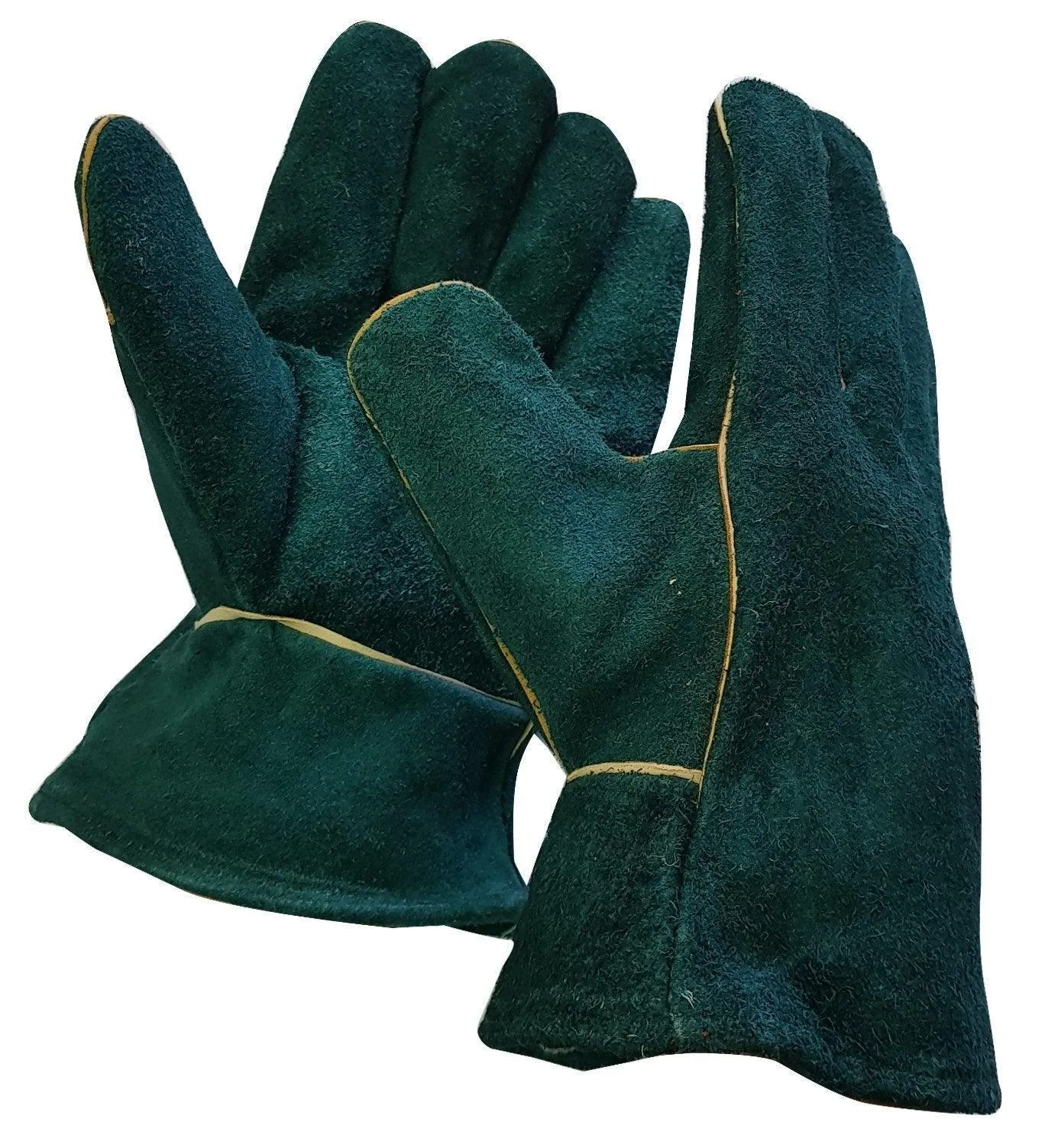 Gloves Green Lined 2.5"