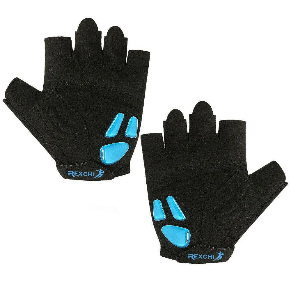 Half Finger Cycling Gloves Gel Pad Anti-slip MTB Gloves Breathable Bike Mitten Gloves for Men Women