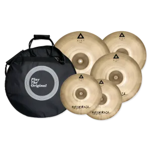 Istanbul Agop XIST Brilliant Cymbal Box Set   Deluxe Bag (14"/16"/20" 18")