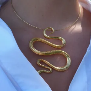 JAYMEE SNAKE STATEMENT NECKLACE