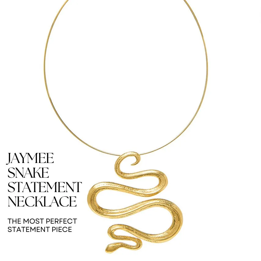 JAYMEE SNAKE STATEMENT NECKLACE