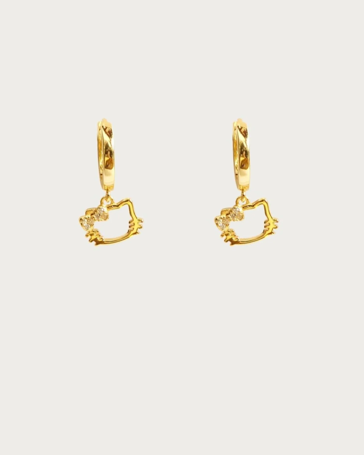 Kitty Hoop Earrings