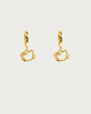 Kitty Hoop Earrings