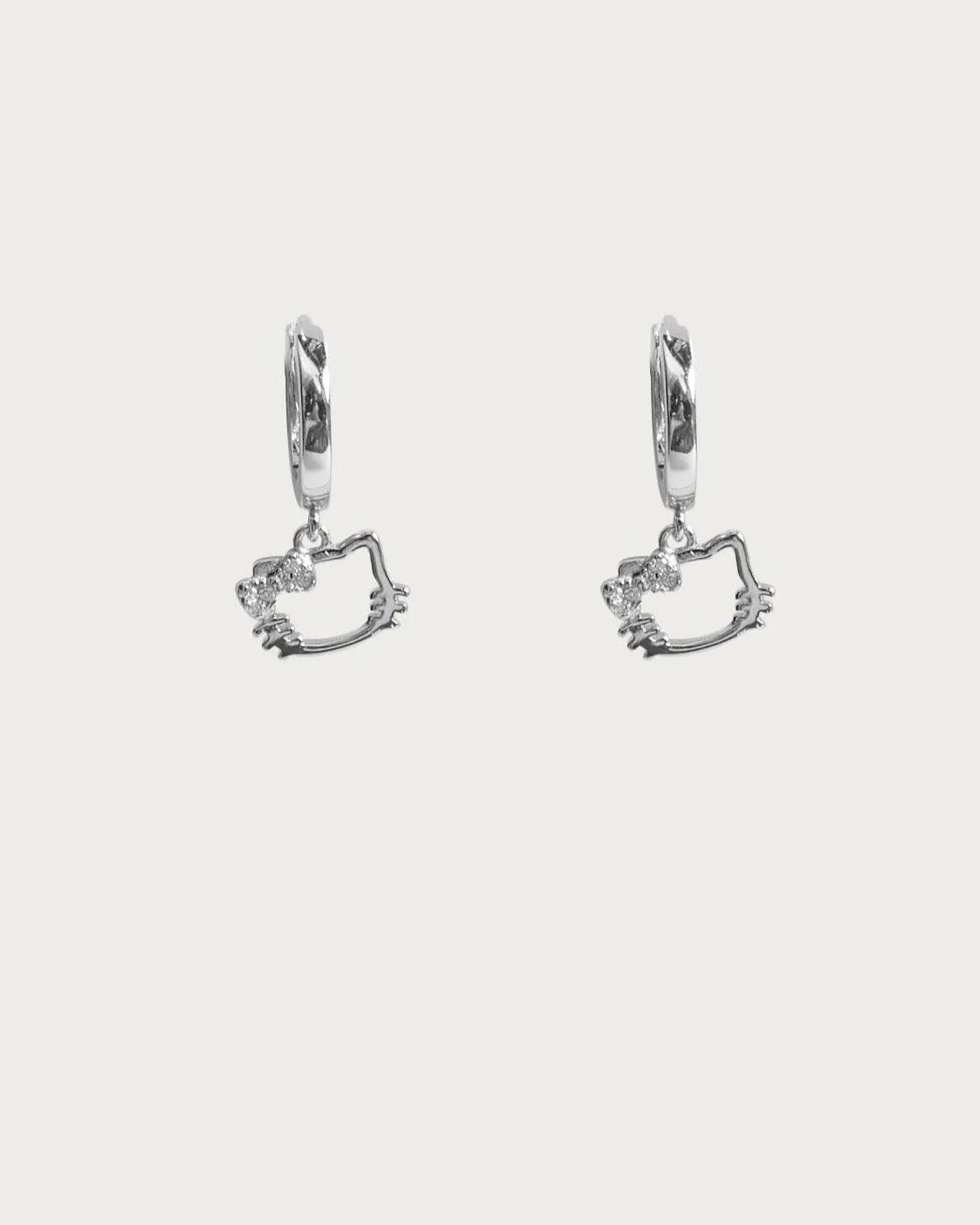 Kitty Hoop Earrings