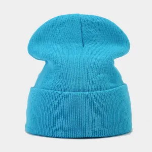 Knit Beanie - Turquoise