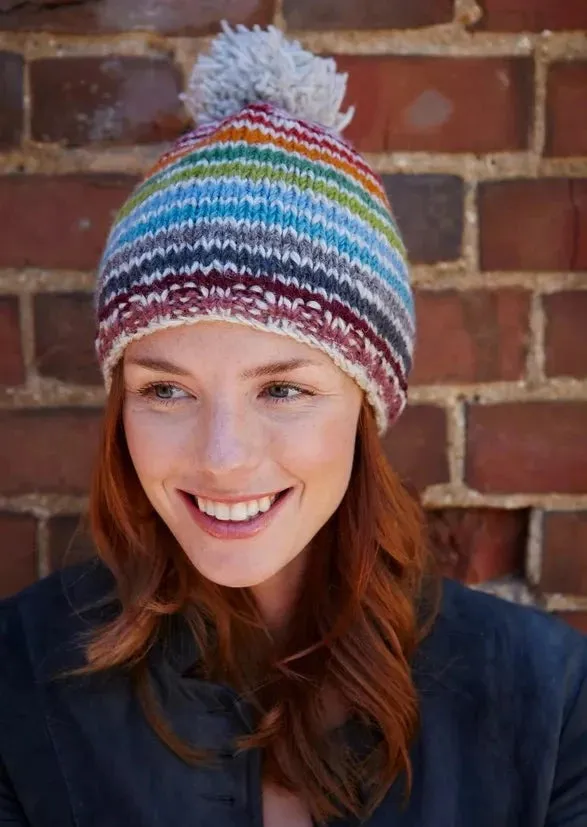 Ladies Hoxton Bobble Beanie Hat