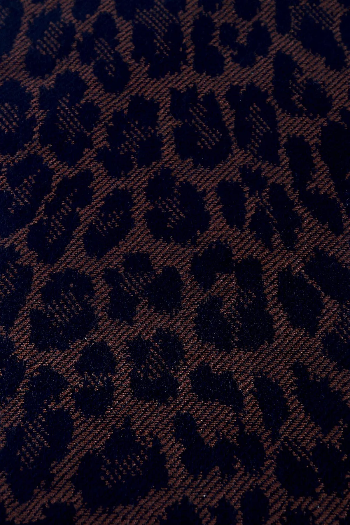 Leopard Print Jacquard Scarf