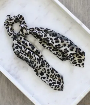 Leopard Print Scrunchies