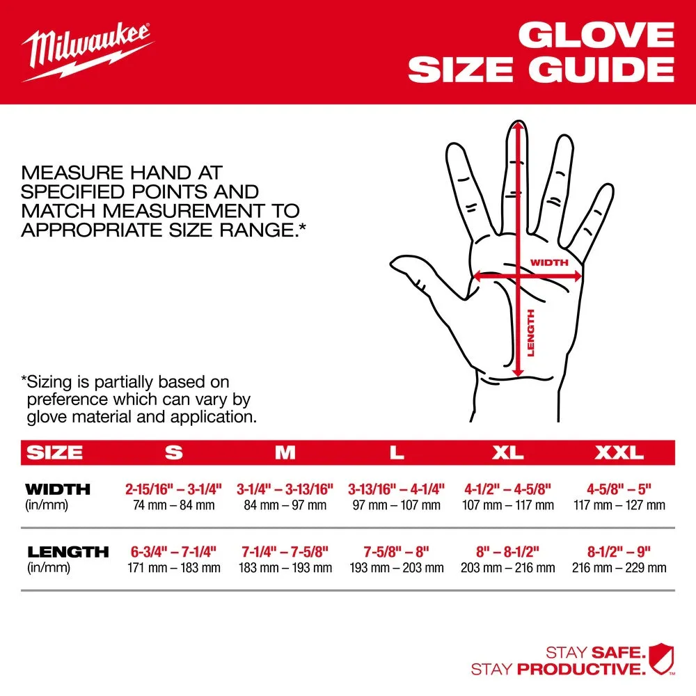 Milwaukee 48-73-0031 Winter Performance Gloves – Medium