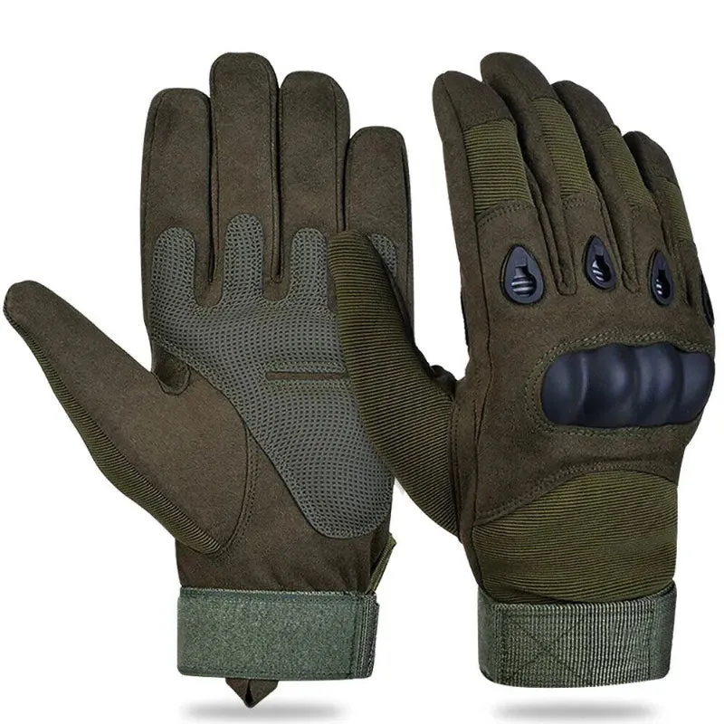 Motorcycle Gloves Military Tactic Combat Hunting Shooting Anti-slip Outdoor Riding Knuckle Protective Gloves Bycicle Accessories