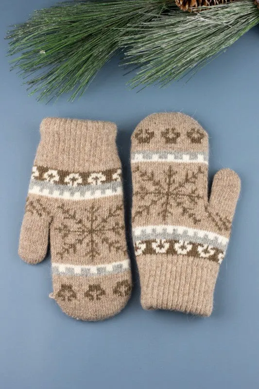 Nordic Snowflake Mittens - 4 Colors!