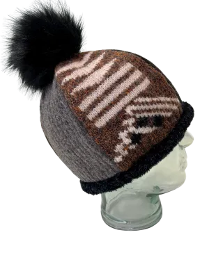 One of a Kind Pom Pom Hat 154