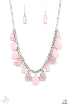 PAPARAZZI Fairytale Fortuity - Pink Necklace