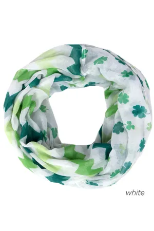 PTINF8006 - Shamrocks & Chevron InfinIty Scarf 30 x 70