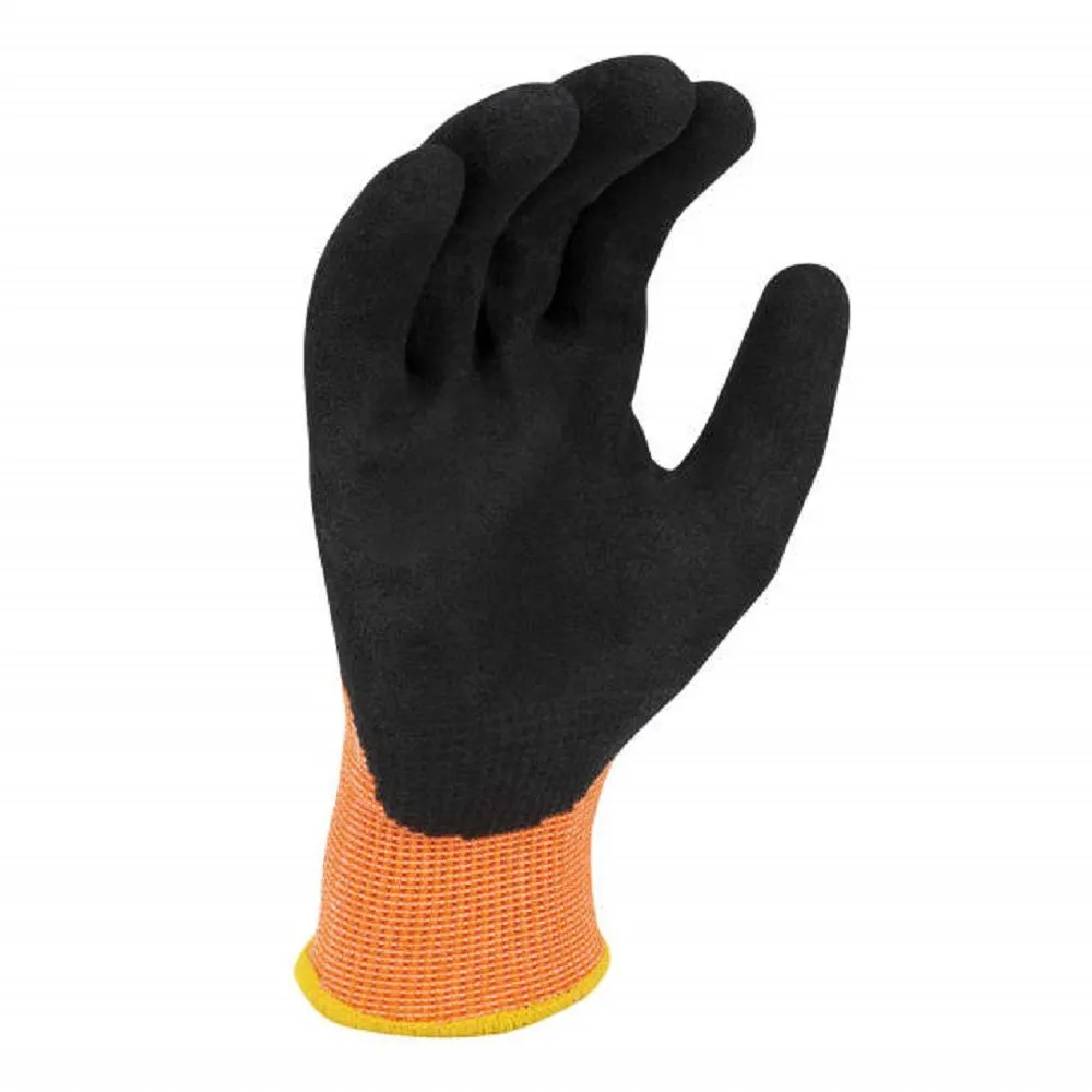 Radians RWG559 AXIS Cut Protection Level A7 Sandy Nitrile Coated Glove, Box of 12 Pairs