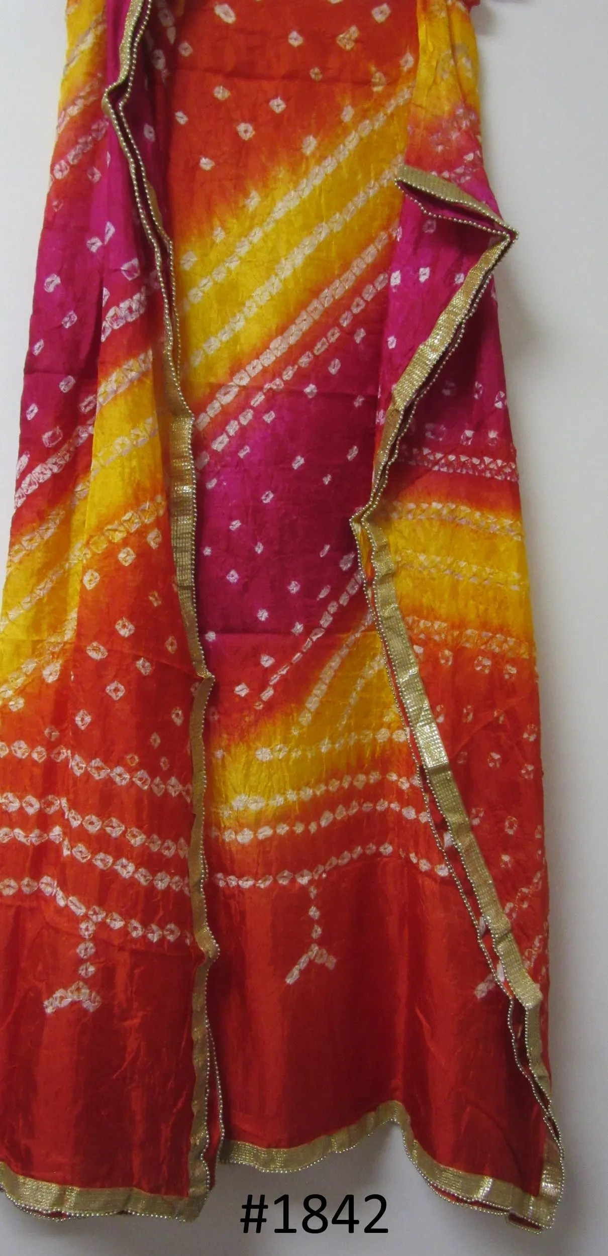 Scarf 2151844 Silk Finish Bandhage Dupatta Chunni Shawl