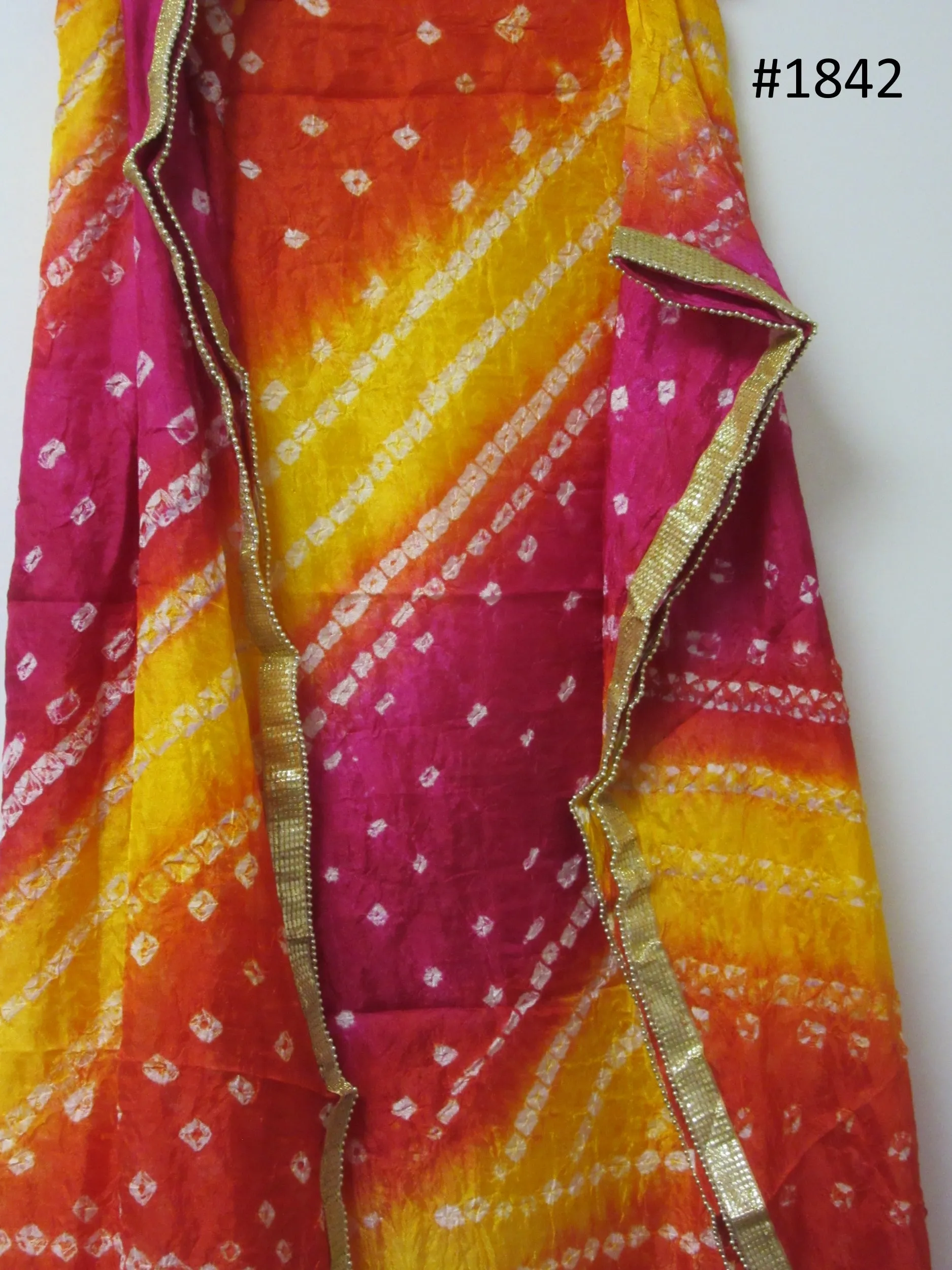 Scarf 2151844 Silk Finish Bandhage Dupatta Chunni Shawl