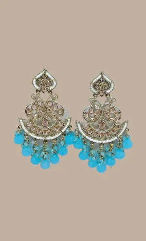 Soft Blue Drop Earrings