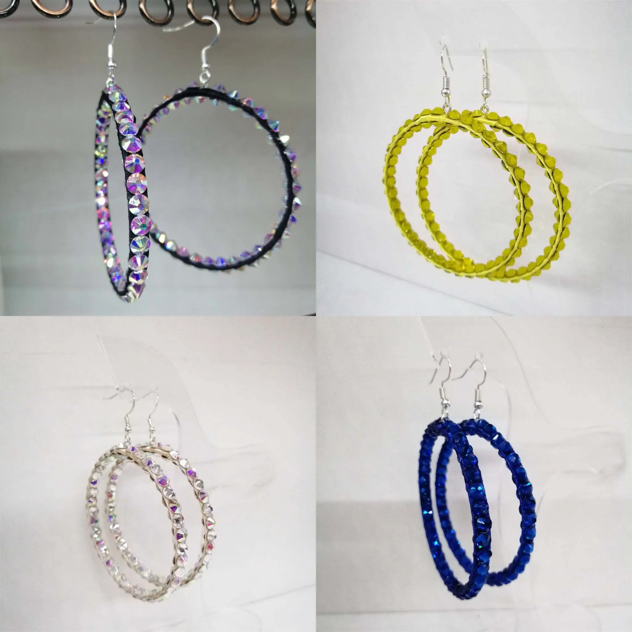 Soft Hoop Ballroom Earrings