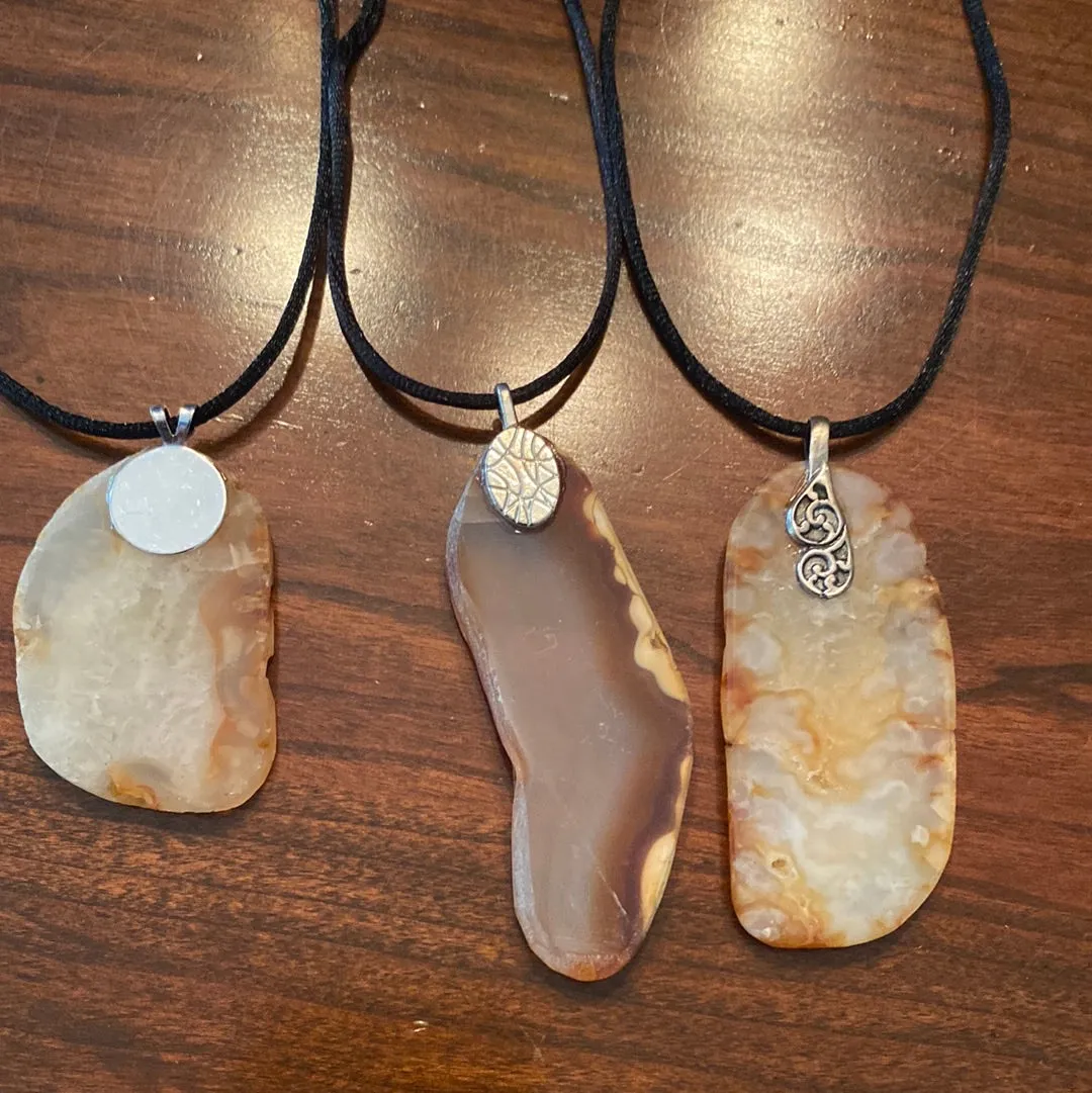 Stone necklaces