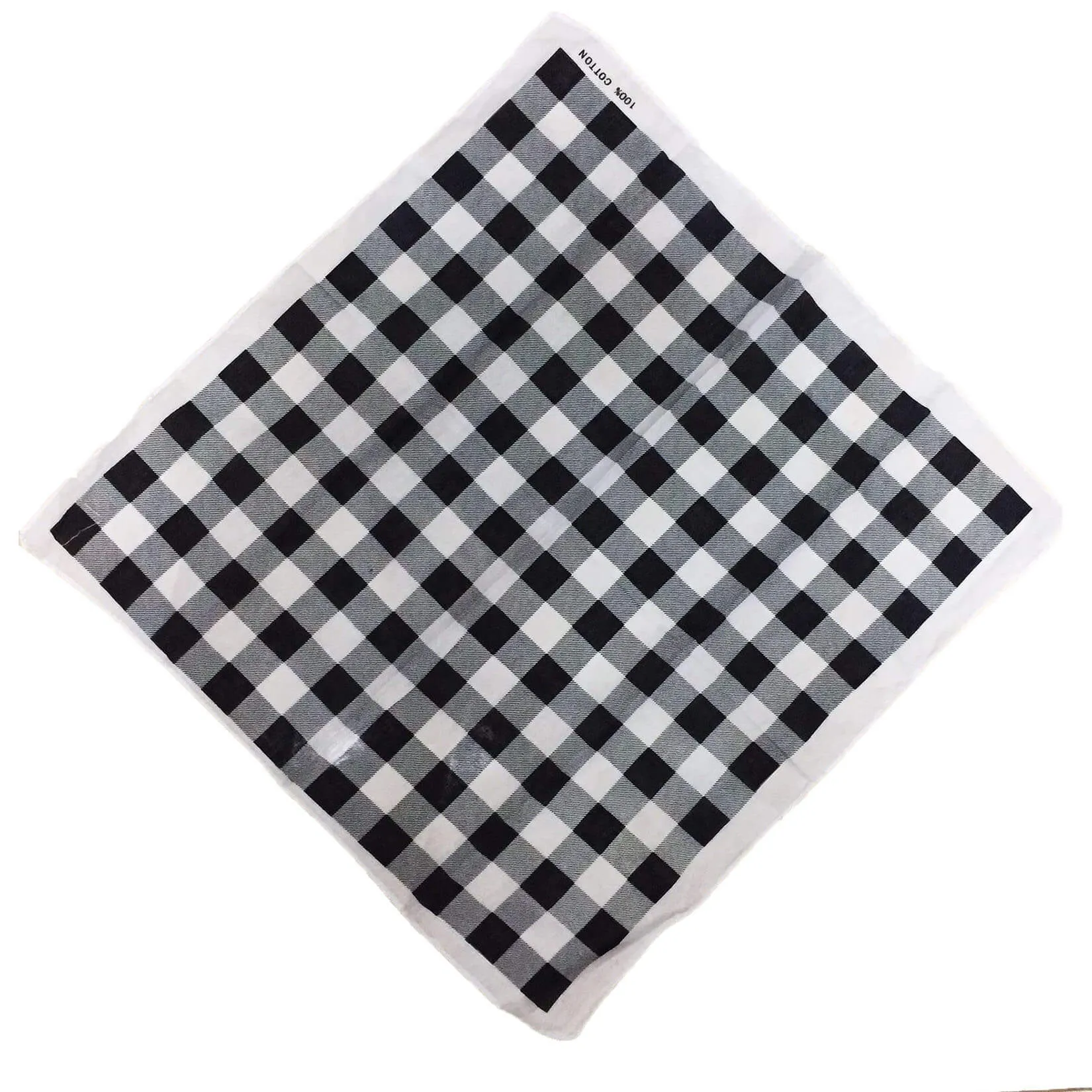 Unisex Bandanas Plaid Pet Scarves Checkered Kerchief Classic Triangle Dog Bibs Costume Decoration Accessories