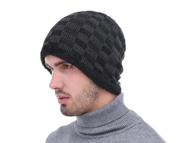 Winter Beanie Hat Men Women Bonnet Caps Warm Baggy Mask Brand Cap Skullies Beanies Mens Knitted Hat