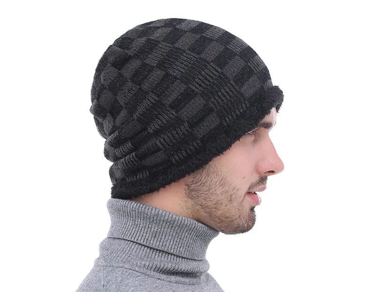 Winter Beanie Hat Men Women Bonnet Caps Warm Baggy Mask Brand Cap Skullies Beanies Mens Knitted Hat