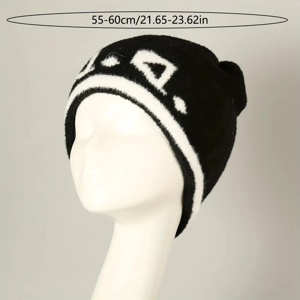 Women Autumn Winter Korean Niche Thick Warm Woolen Hat