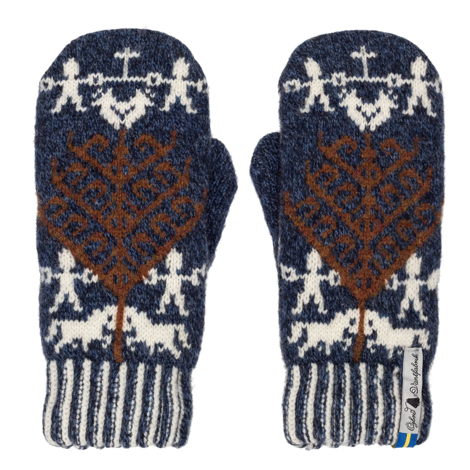 Yggdrasil Pattern Swedish Mittens